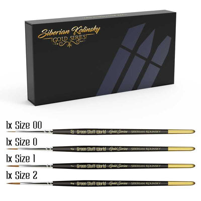 Brush GOLD SERIES Paint brush set (Green Stuff World)