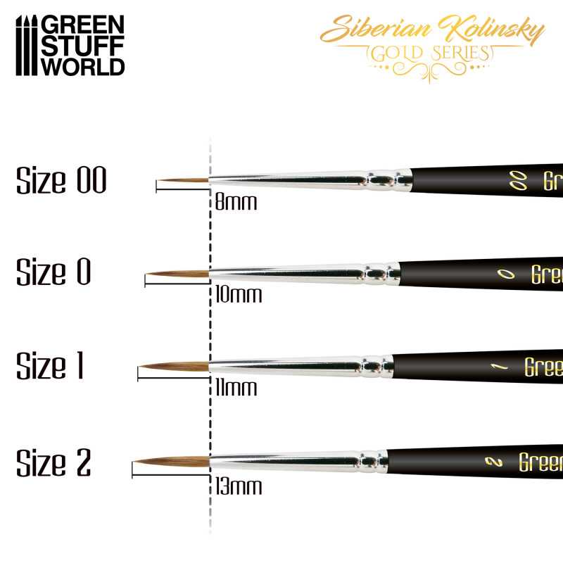 Brush GOLD SERIES Paint brush set (Green Stuff World)