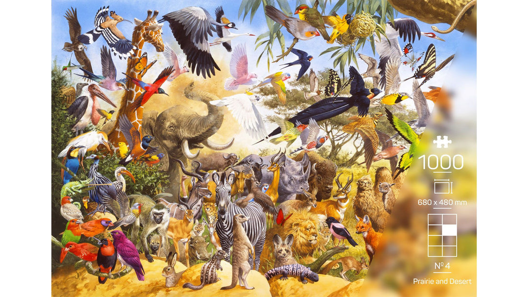 The Wildlife Collection - No. 4 - Prairie and Desert (1000 brikker)