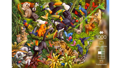 The Wildlife Collection - No. 3 - Tropical Forest (1000 brikker)