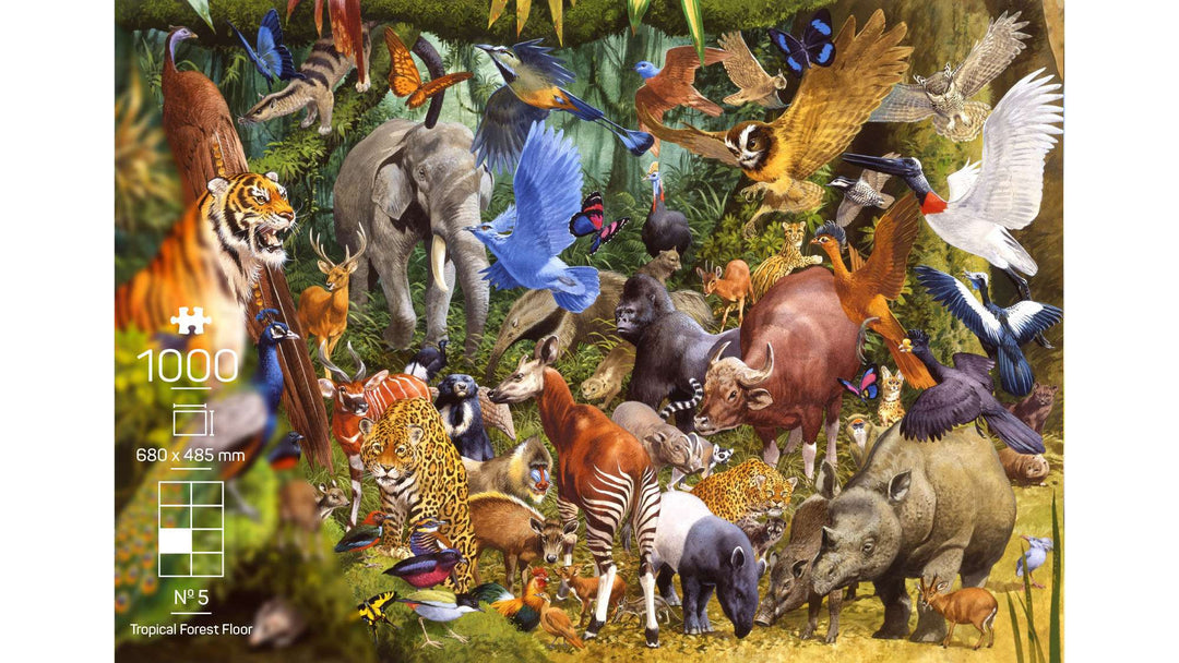 The Wildlife Collection - No. 5 - Tropical Forest Floor (1000 brikker)