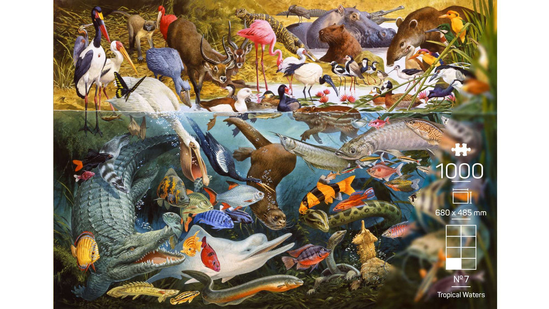 The Wildlife Collection - No. 7 - Tropical Waters (1000 brikker)