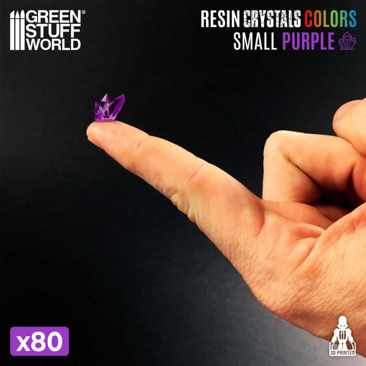Purple Resin Crystals - Small (Green Stuff World)