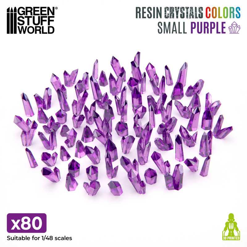 Purple Resin Crystals - Small (Green Stuff World)