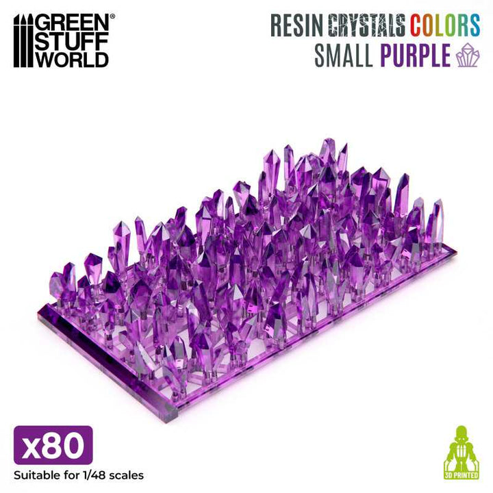 Purple Resin Crystals - Small (Green Stuff World)