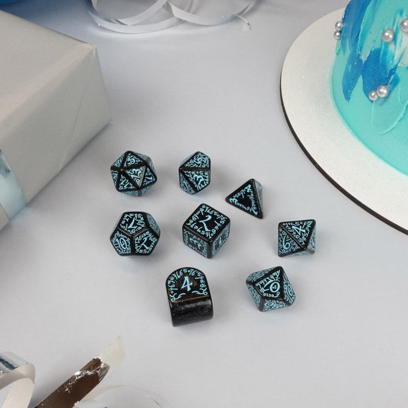 Q WORKSHOP 20 years: Elvish Dice Set (Q-Workshop) (S20Y01)