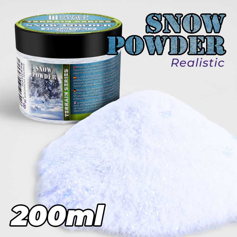 REALISTIC Model SNOW Powder 200ml (Green Stuff World)