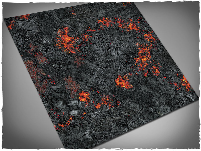 Gaming mat - Realm of Fire (90x90 cm) (Deep-Cut Studio)