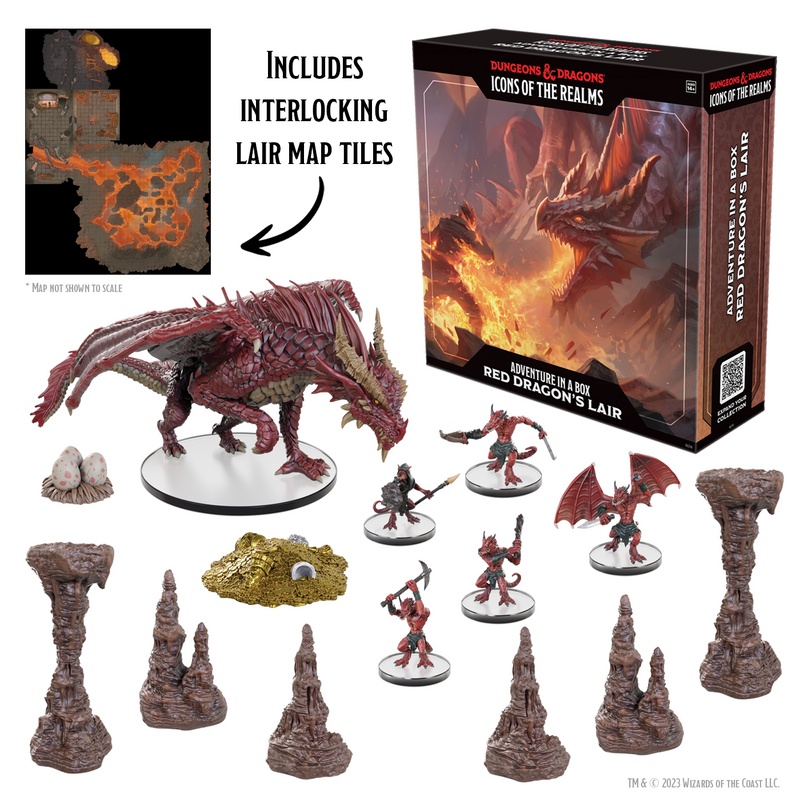 Dungeons & Dragons: Icons of the Realms - Adventure in a Box, Red Dragon&