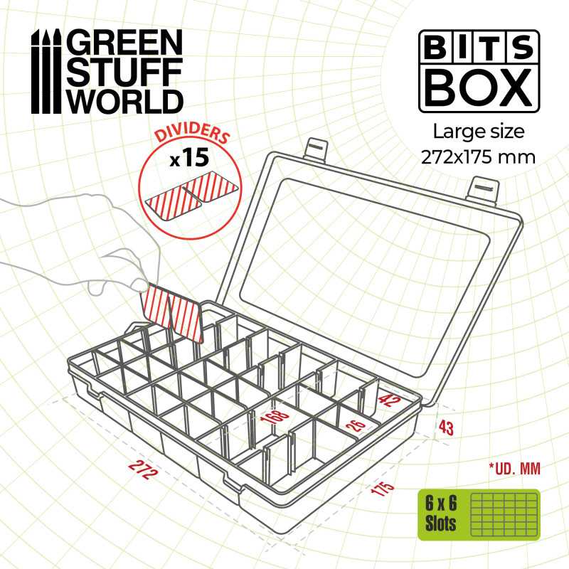 Storage Bits Boxes L (Green Stuff World)