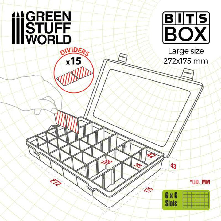 Storage Bits Boxes L (Green Stuff World)