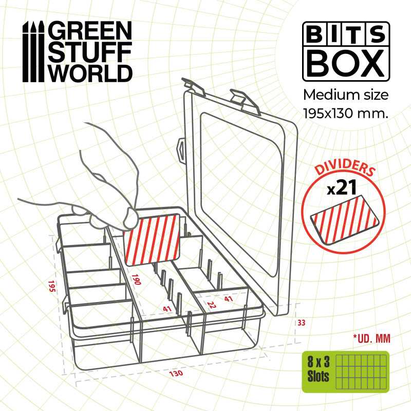 Storage Bits Boxes M (Green Stuff World)