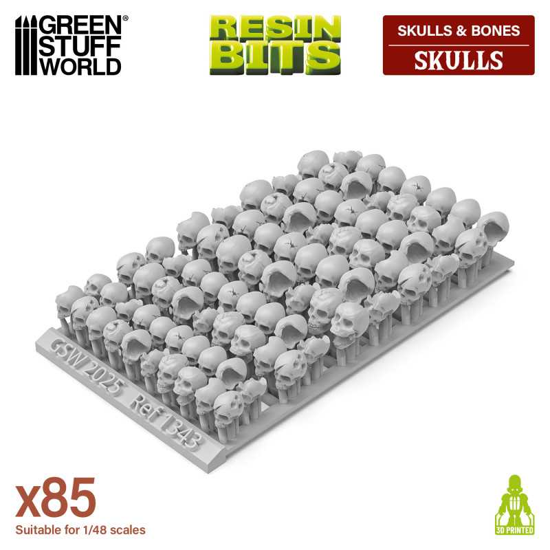 Resin Skulls (Pack x85) (Green Stuff World)