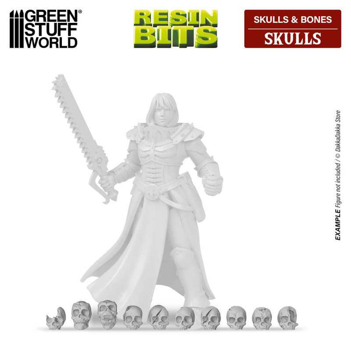 Resin Skulls (Pack x85) (Green Stuff World)