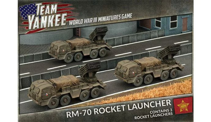 World War III: Team Yankee - RM70 Rocket Launcher Battery (WWIII x3 Tanks) (TWBX02)