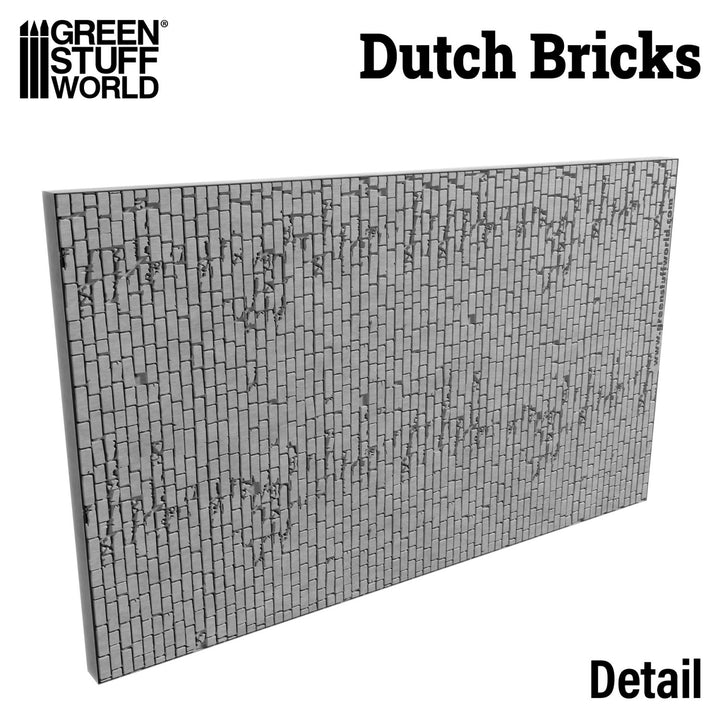Rolling Pin DUTCH Bricks 15mm (Green Stuff World)
