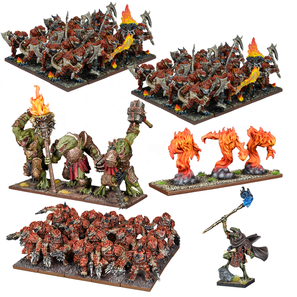 Kings of War: Salamanders - Mega Army