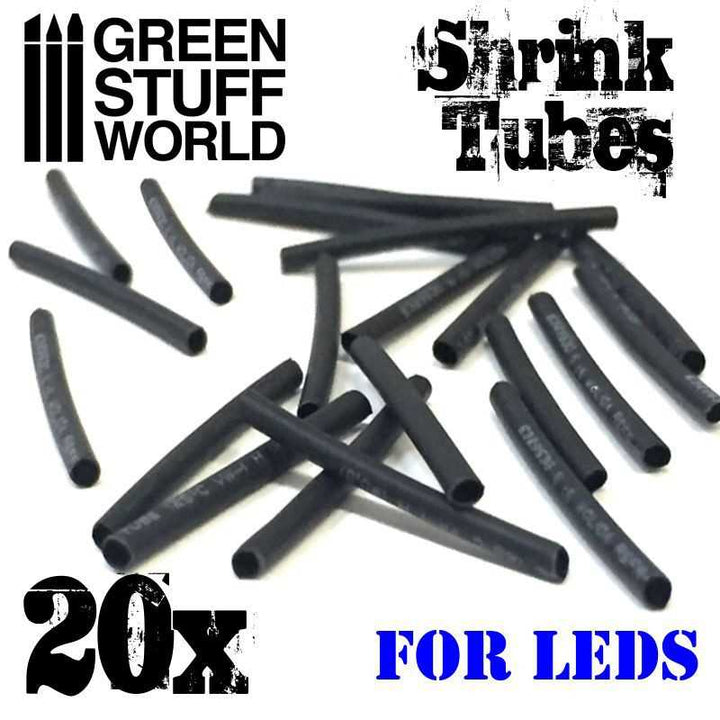 Shrink tubes for LED connections (Green Stuff World)