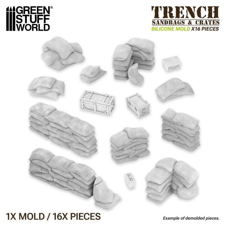 Silicone Molds - Sandbags (Green Stuff World)