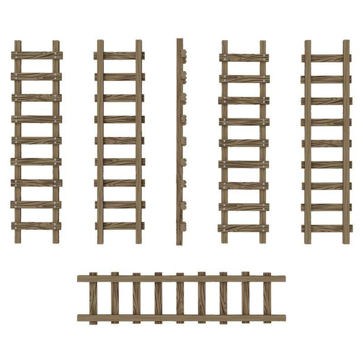 Small Wooden Ladders 1:48-1:35 (Green Stuff World)