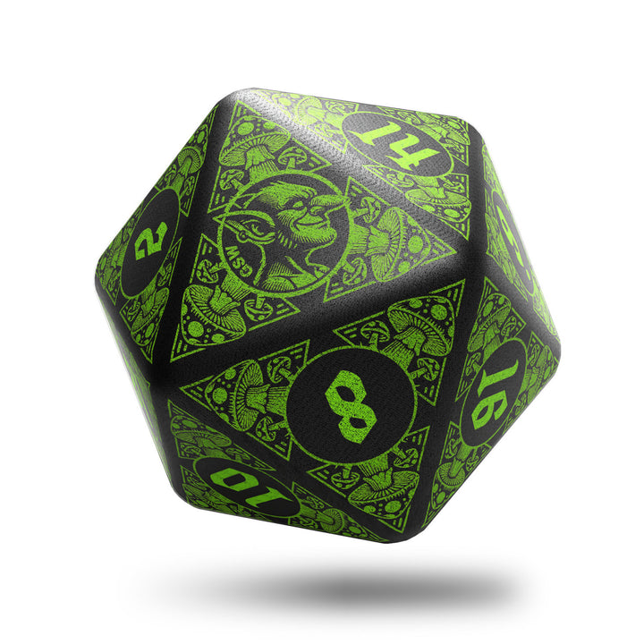 Squishy D20 Dice - GOBLIN (Green Stuff World)