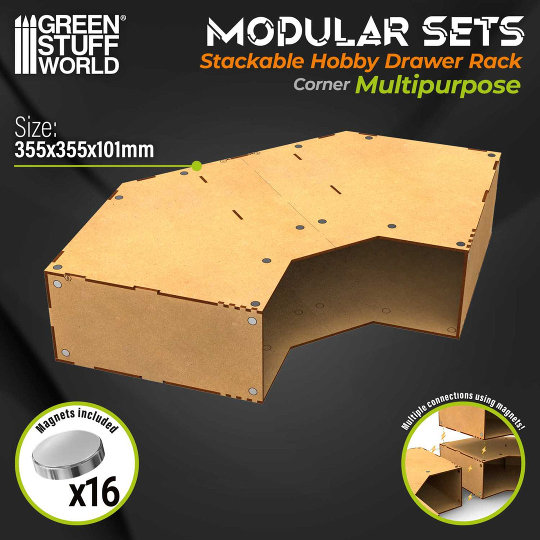 Stackable hobby corner module - empty (Green Stuff World)