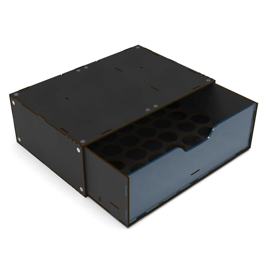 Stackable Hobby Paint Rack 30ml with magnets - Black (Green Stuff World)