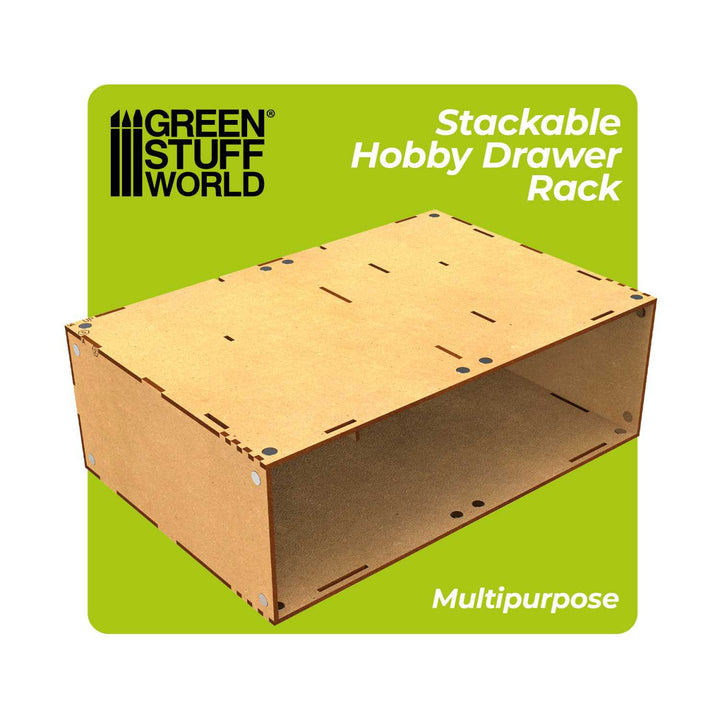 Stackable hollow storage module (Green Stuff World)