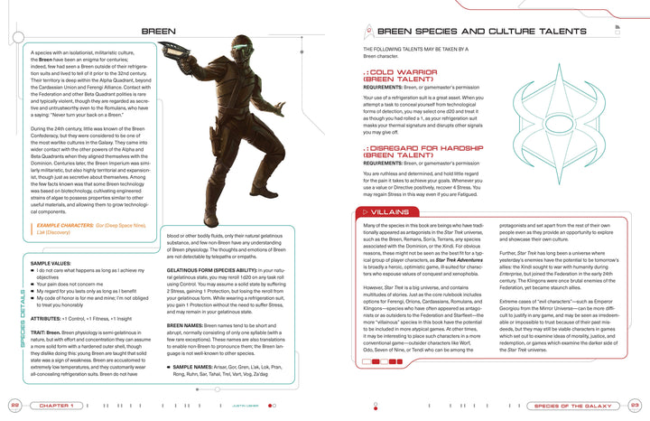 Star Trek Adventures (Second Edition) - Species Sourcebook