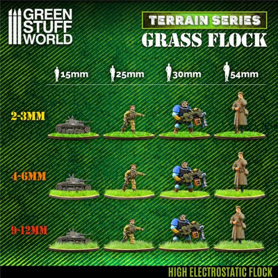 Static Grass Flock 2-3mm - BURNT FIELDS - 200 ml (Green Stuff World)