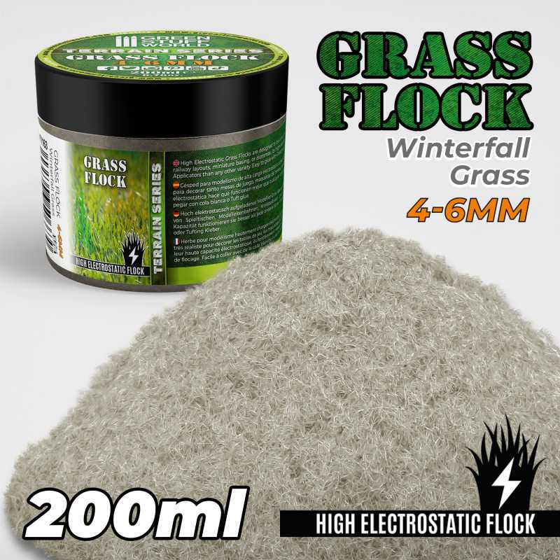 Static Grass Flock 4-6mm - WINTERFALL GRASS - 200 ml (Green Stuff World)