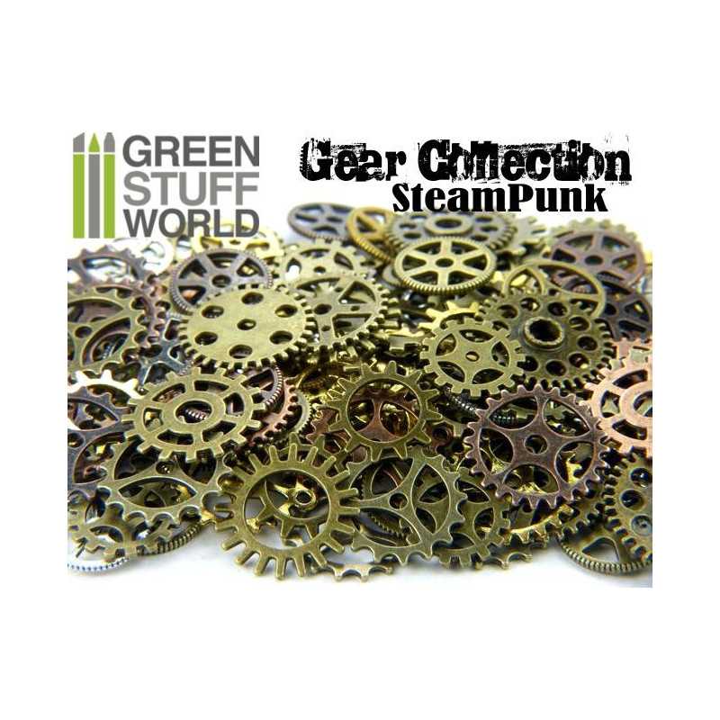 SteamPunk GEARS and COGS Beads 85gr (Green Stuff World)