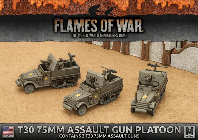 Flames of War: T30 75mm Assault Gun Platoon (UBX63)