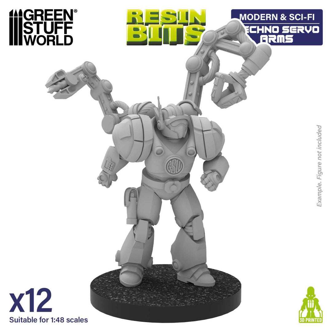 Techno Servo Arms 1:48 (Green Stuff World)
