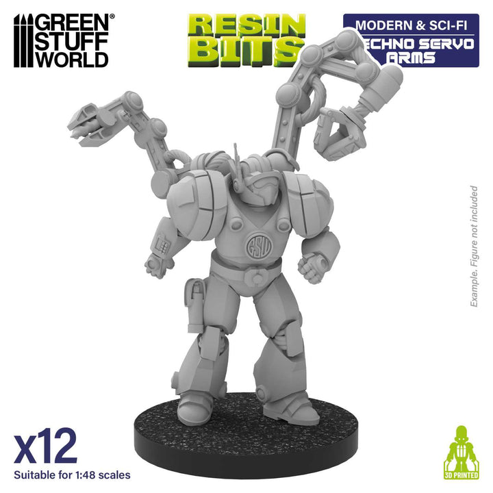 Techno Servo Arms 1:48 (Green Stuff World)