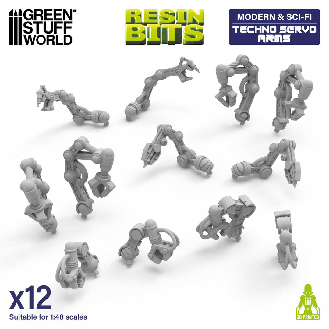 Techno Servo Arms 1:48 (Green Stuff World)