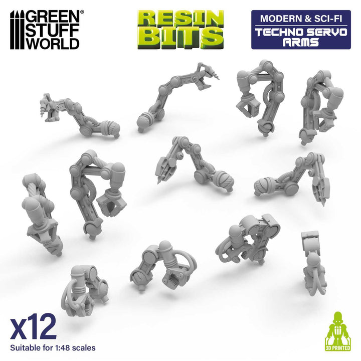 Techno Servo Arms 1:48 (Green Stuff World)