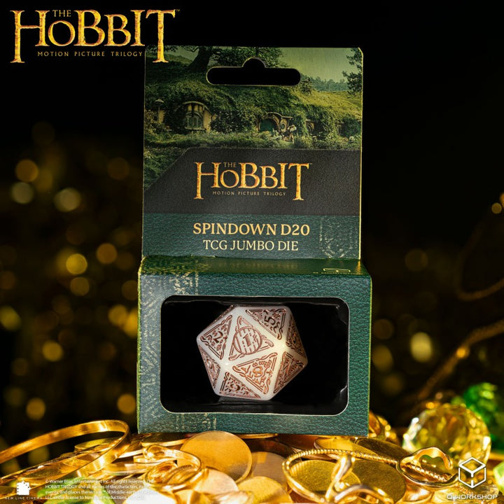 The Hobbit Spindown D20 - Radiant TCG Jumbo Die (Q-Workshop) (HOB/190166/20LEV05)