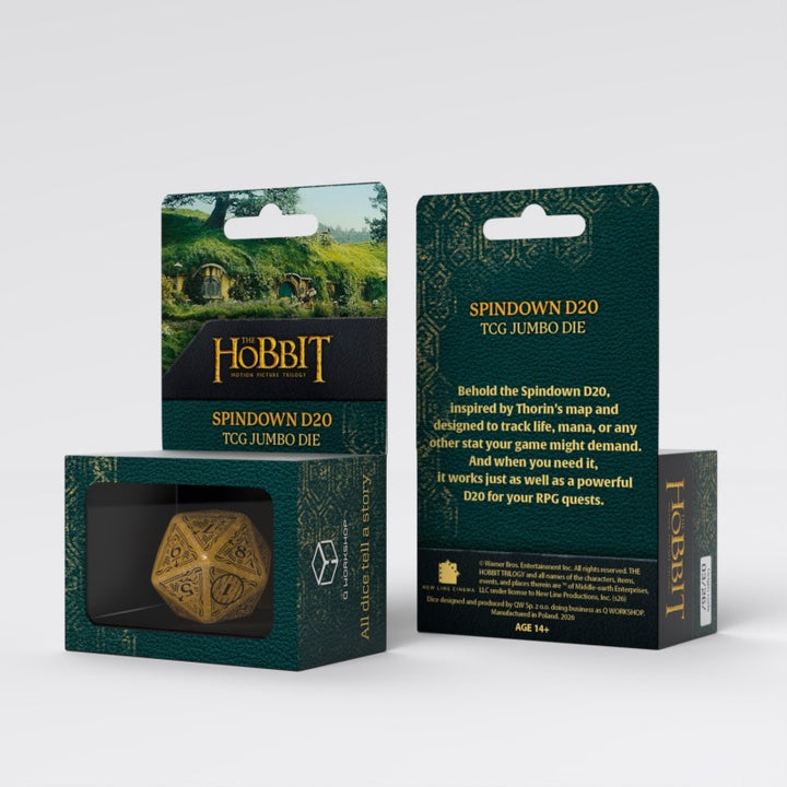 The Hobbit Spindown D20 - Solaris TCG Jumbo Die (Q-Workshop) (HOB/190166/20LEV06)