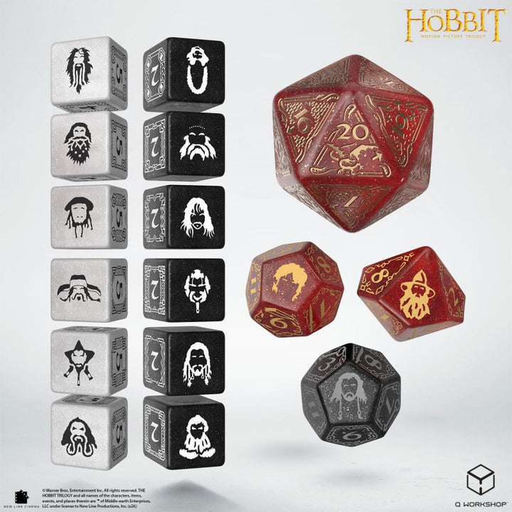 The Hobbit TCG Dice Set - Ember Hearth (Q-Workshop) (HOB/190166/TCGS03)
