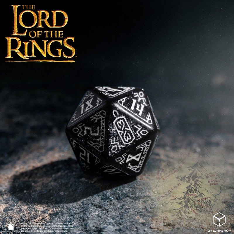 The Lord of the Rings: Moria - Glow in the dark Dice Set (Q-Workshop) (LOTR/190166/MOA/A)