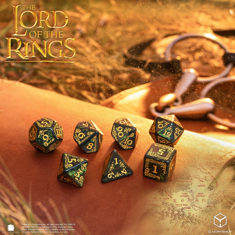 The Lord of the Rings: Rohan Dice Set (Q-Workshop) (LOTR/190166/ROH/A)