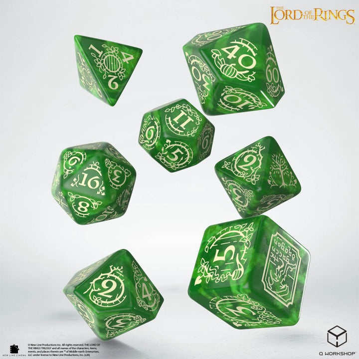 The Lord of the Rings: Shire Dice Set (Q-Workshop) (LOTR/190166/SHI/A)