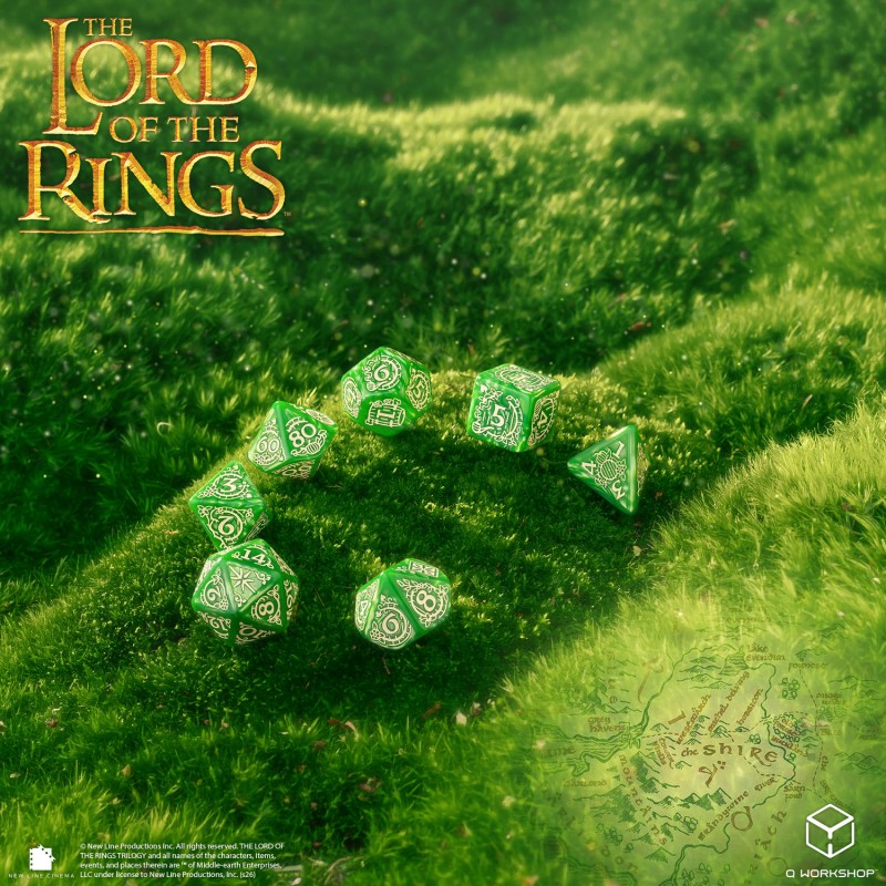 The Lord of the Rings: Shire Dice Set (Q-Workshop) (LOTR/190166/SHI/A)