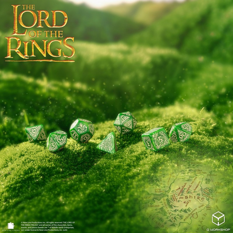 The Lord of the Rings: Shire Dice Set (Q-Workshop) (LOTR/190166/SHI/A)