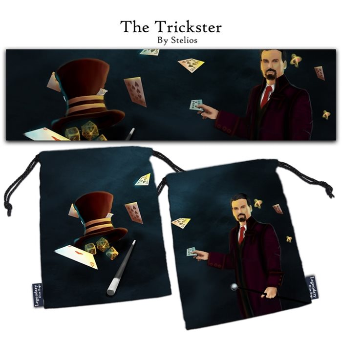 The Trickster XL Pouch / Dice Bag (Drawlab)