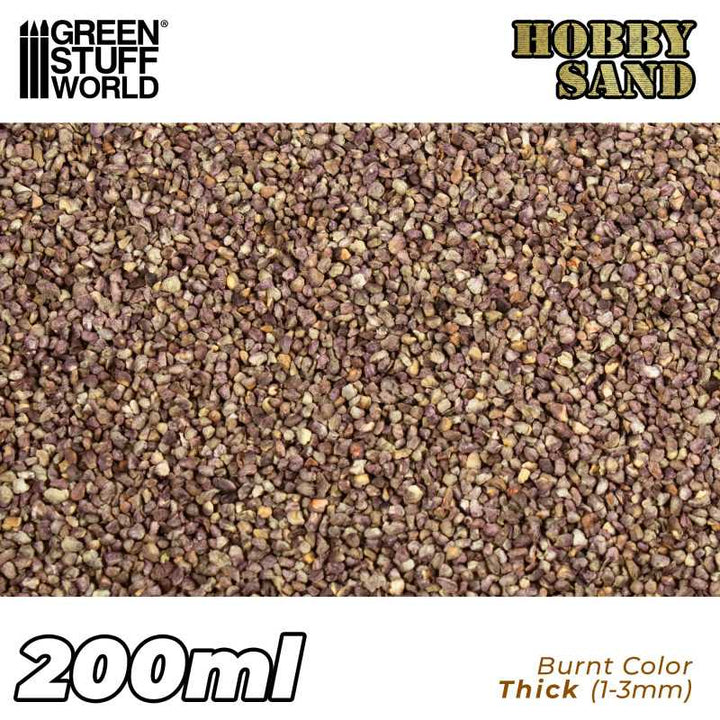 Thick Hobby Sand - Burnt Bown 200ml (Green Stuff World)