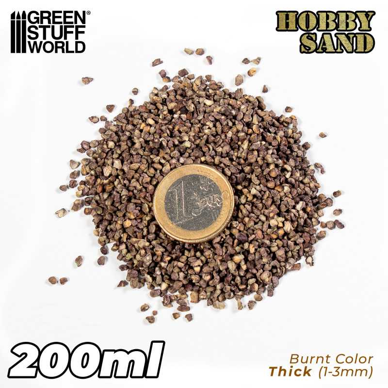 Thick Hobby Sand - Burnt Bown 200ml (Green Stuff World)