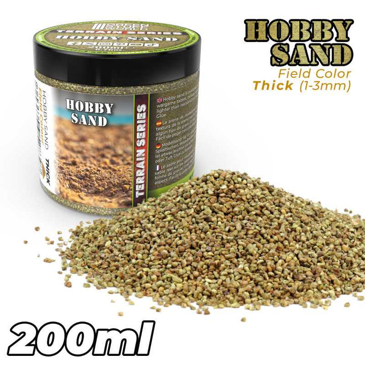 Thick Hobby Sand - Field Sand 200ml (Green Stuff World)