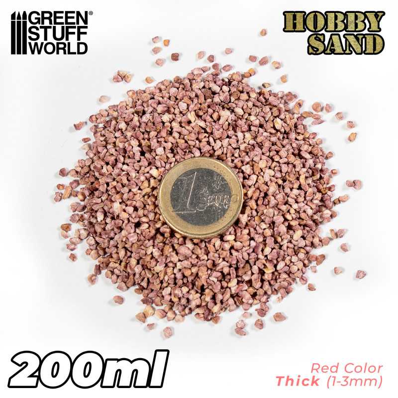 Thick Hobby Sand - Red 200ml (Green Stuff World)